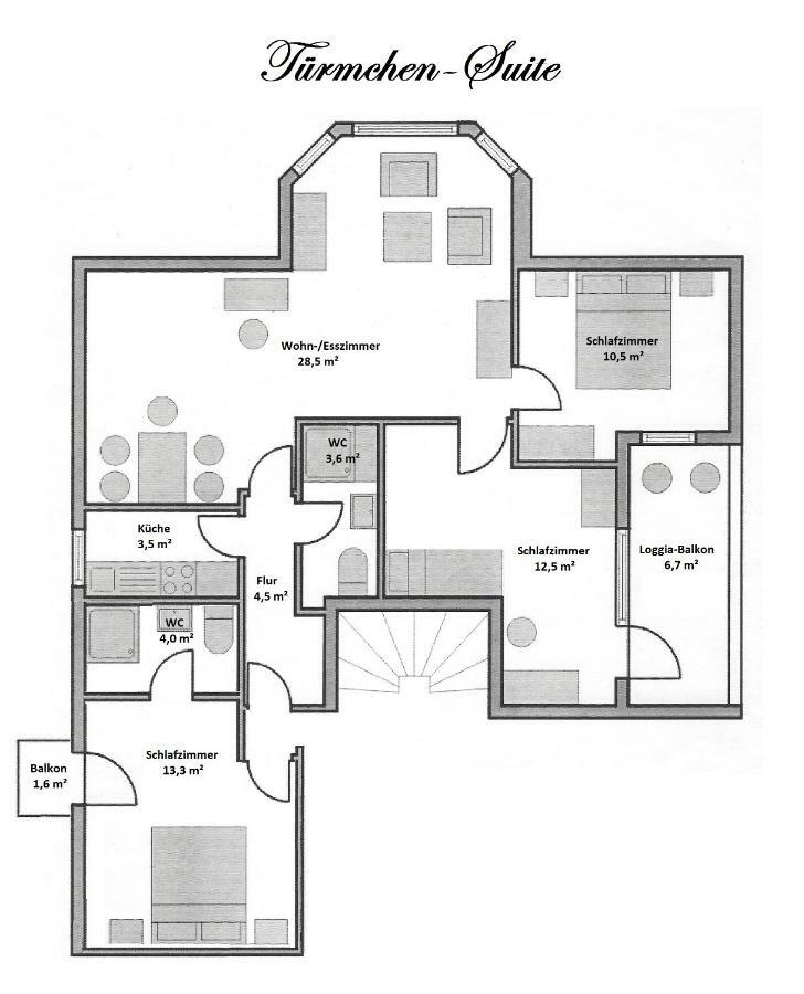 Rosenschloesschen Apartamento Landkern Exterior foto
